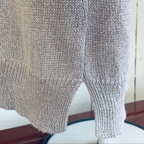 Gray Cupio Sweater with Shimmer SZ S - Picture 4 of 11